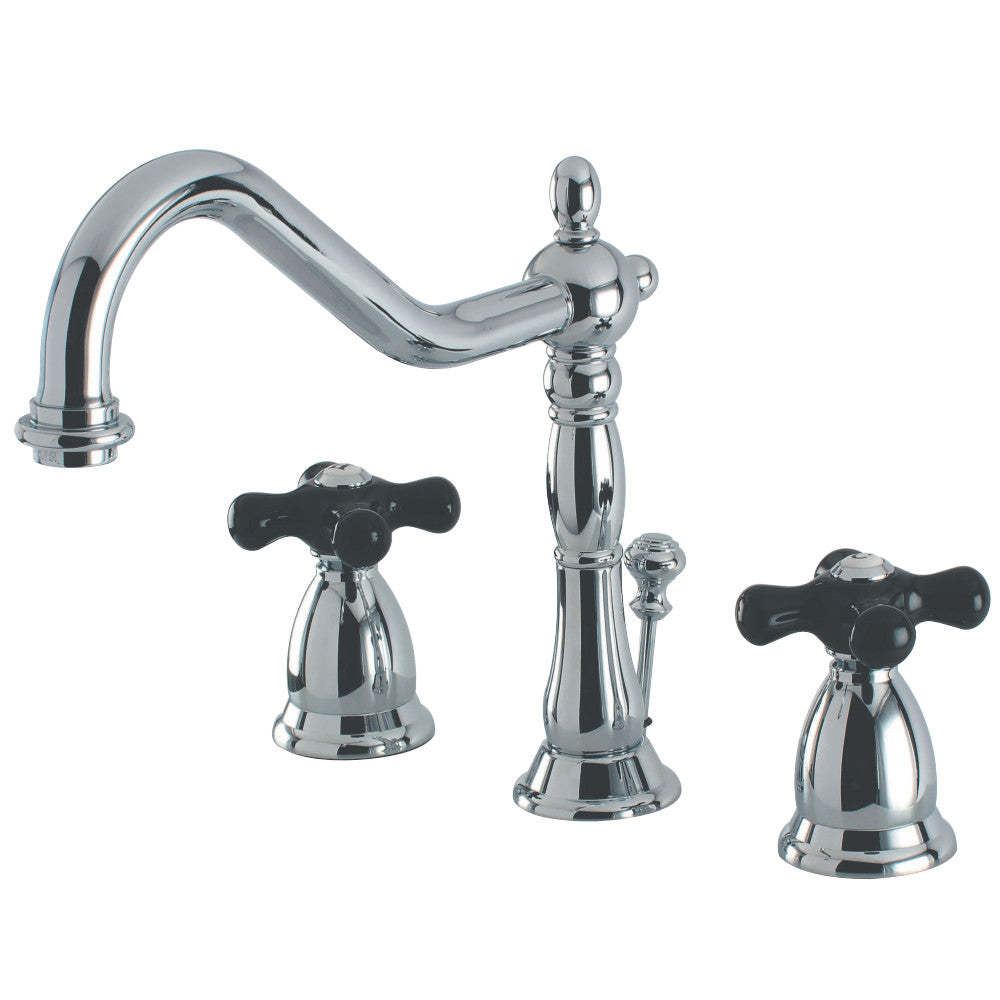 Kingston Brass KS1991PKX 8 in. Widespread Bathroom Faucet, Polished Chrome - BNGBath