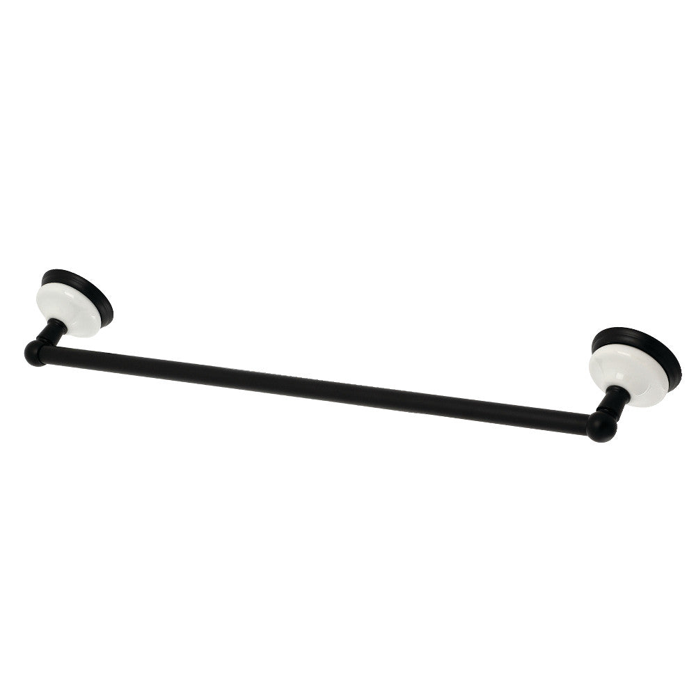 Kingston Brass BA1111MB Victorian 24-Inch Towel Bar, Matte Black - BNGBath