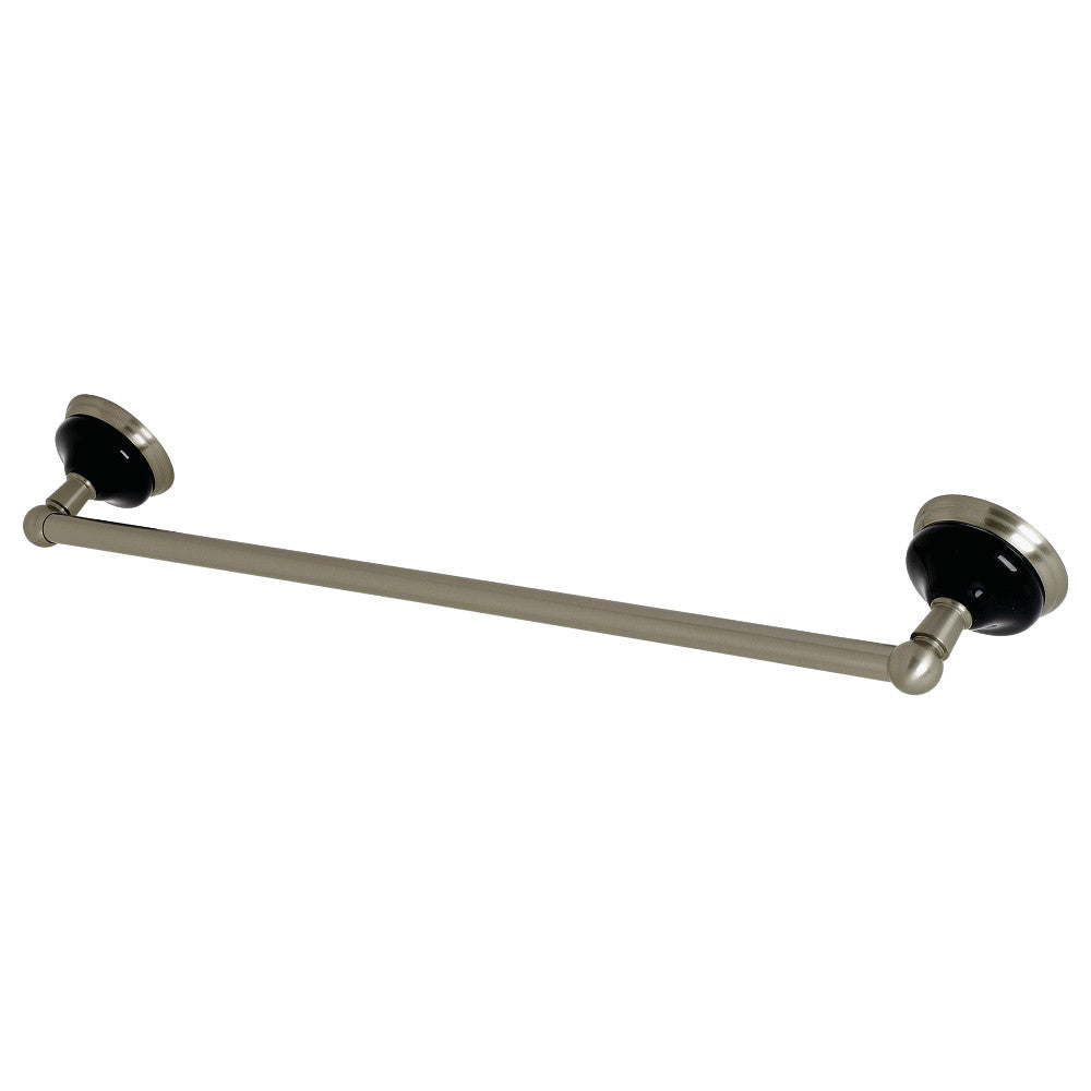 Kingston Brass BA9112BN Water Onyx 18 in. Towel Bar, Brushed Nickel - BNGBath