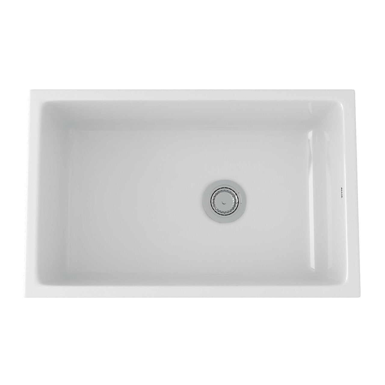 ROHL Allia Fireclay Single Bowl Undermount Kitchen Sink - BNGBath