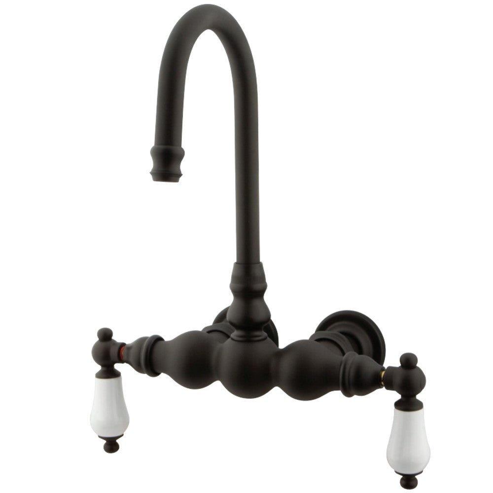 Kingston Brass CC5T5 Vintage 3-3/8-Inch Wall Mount Tub Faucet, Oil Rubbed Bronze - BNGBath