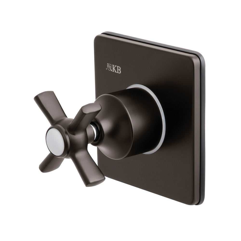 Kingston Brass KS3045ZX 3-Way Diverter Valve with Trim Kit, Oil Rubbed Bronze - BNGBath