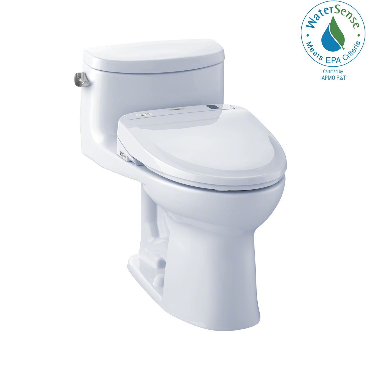 TOTO WASHLET+  Supreme II One-Piece Elongated 1.28 GPF Toilet and WASHLET S300e Bidet Seat,  - MW634574CEFG#01 - BNGBath