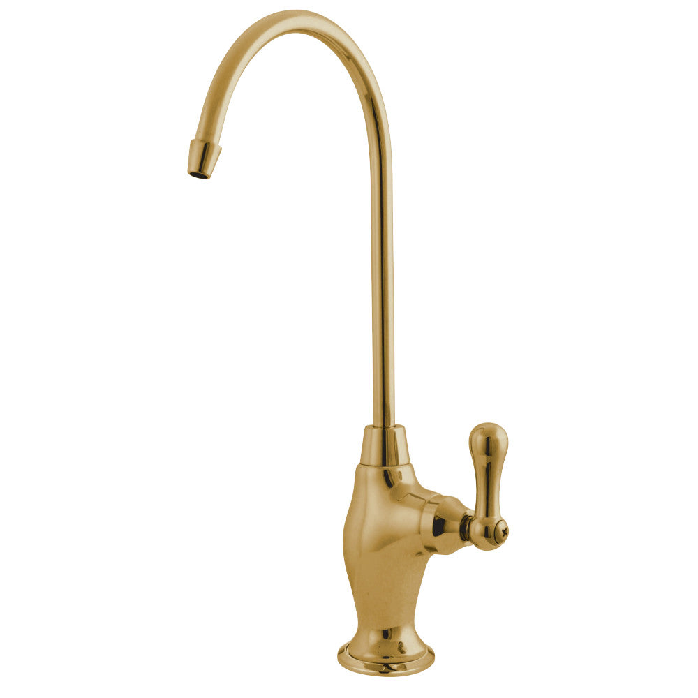 Kingston Brass KS3192AL Restoration Single Handle Water Filtration Faucet, Polished Brass - BNGBath