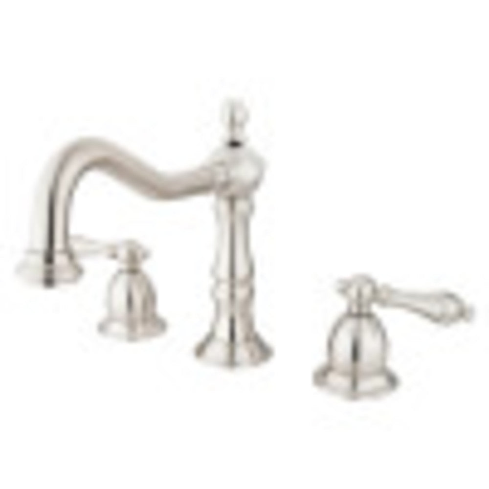 Kingston Brass KS1978AL 8 in. Widespread Bathroom Faucet, Brushed Nickel - BNGBath