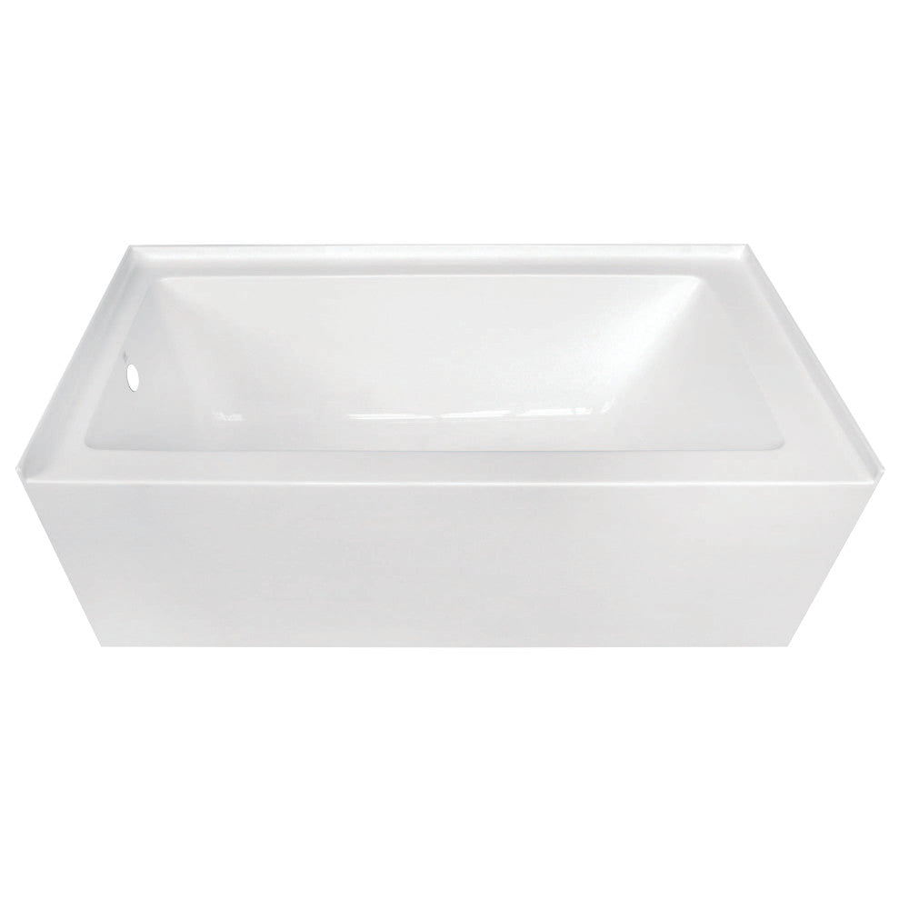 Aqua Eden VTDE603122X-P 60-INCH Acrylic Regular Alcove Tub - BNGBath