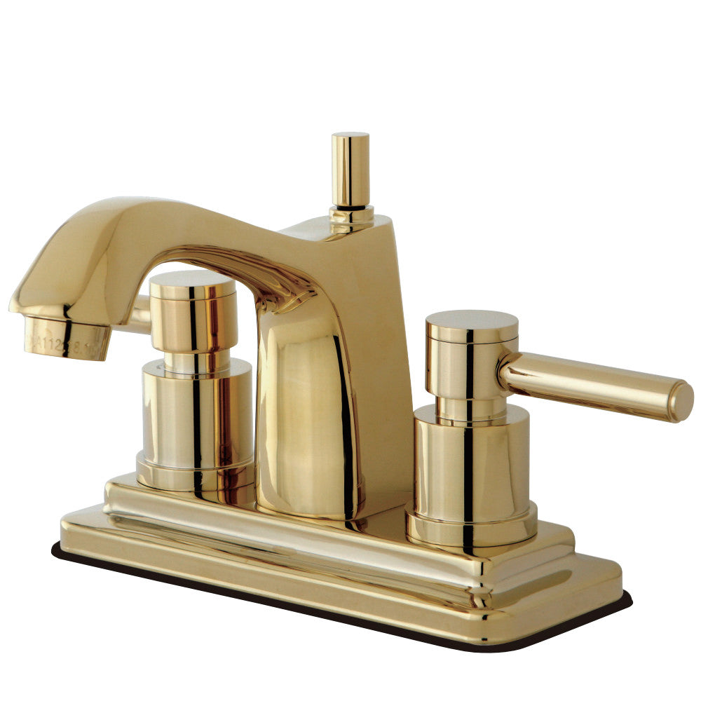 Kingston Brass KS8642DL 4 in. Centerset Bathroom Faucet, Polished Brass - BNGBath