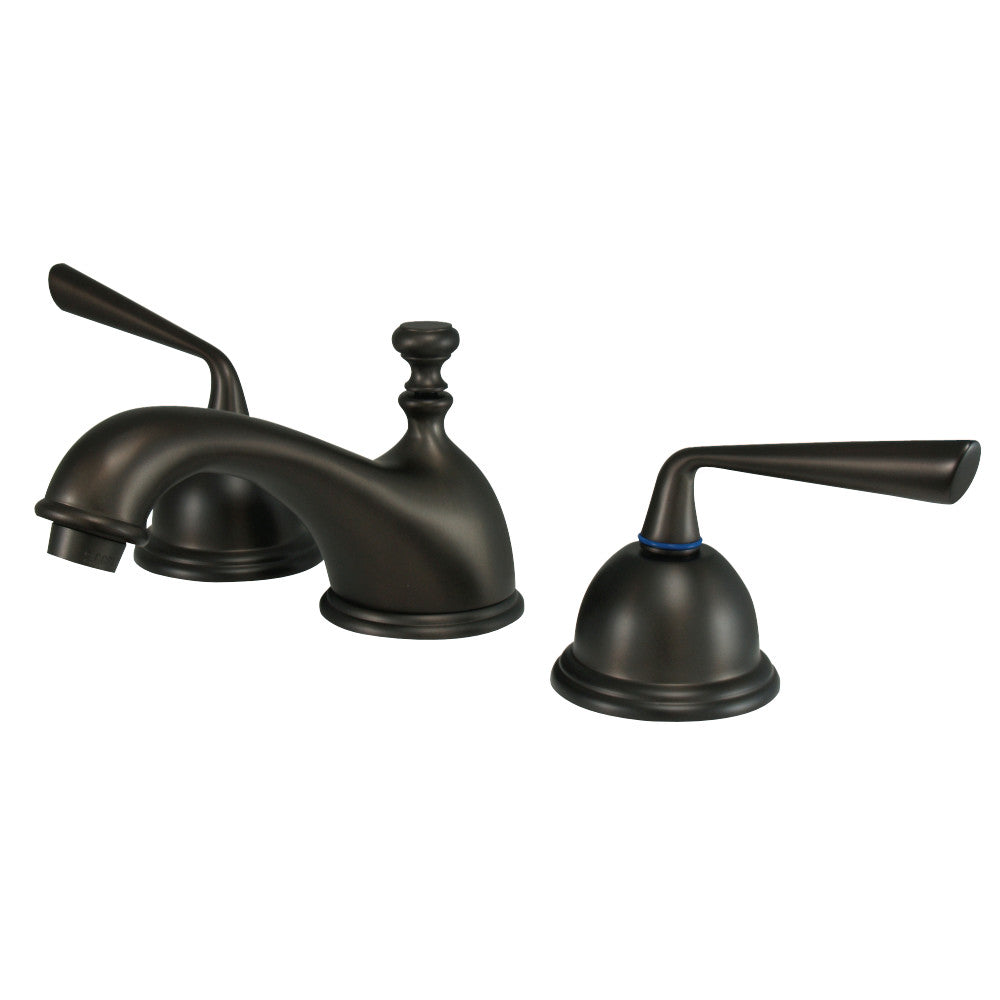 Kingston Brass KS3965ZL 8 in. Widespread Bathroom Faucet, Oil Rubbed Bronze - BNGBath