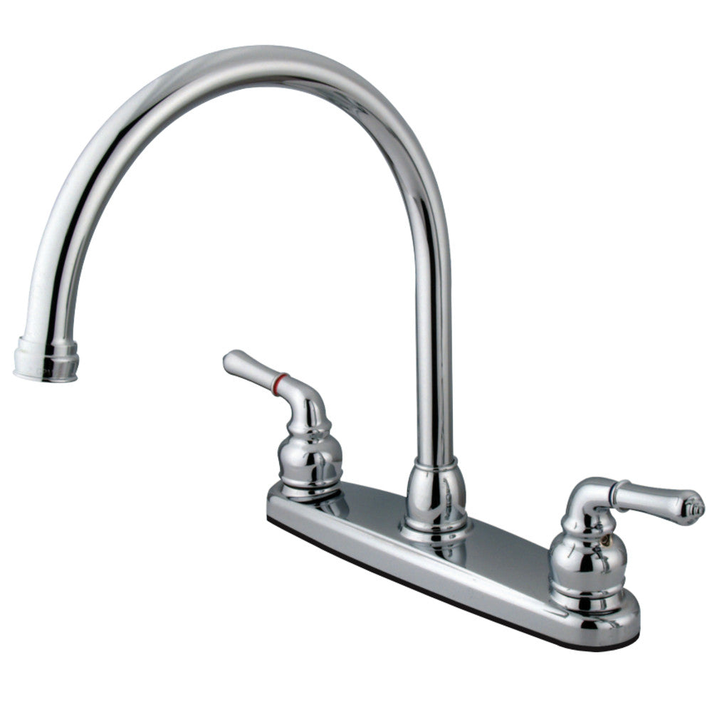 Kingston Brass GKB790 Chatham Centerset Kitchen Faucet, Polished Chrome - BNGBath