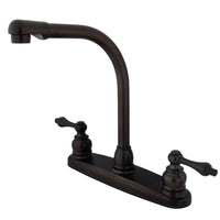 Thumbnail for Kingston Brass GKB715ALLS Victorian Centerset Kitchen Faucet, Oil Rubbed Bronze - BNGBath