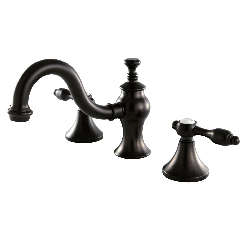 Kingston Brass KC7165TAL 8 in. Widespread Bathroom Faucet, Oil Rubbed Bronze - BNGBath