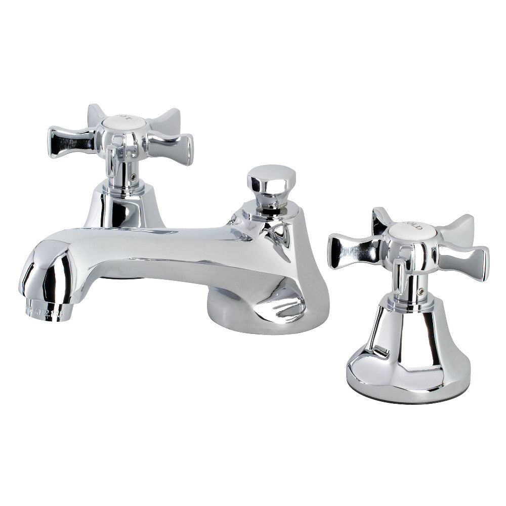 Kingston Brass KS4461NX Hamilton Widespread Bathroom Faucet with Brass Pop-Up, Polished Chrome - BNGBath