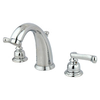 Thumbnail for Kingston Brass GKB981FL Widespread Bathroom Faucet, Polished Chrome - BNGBath