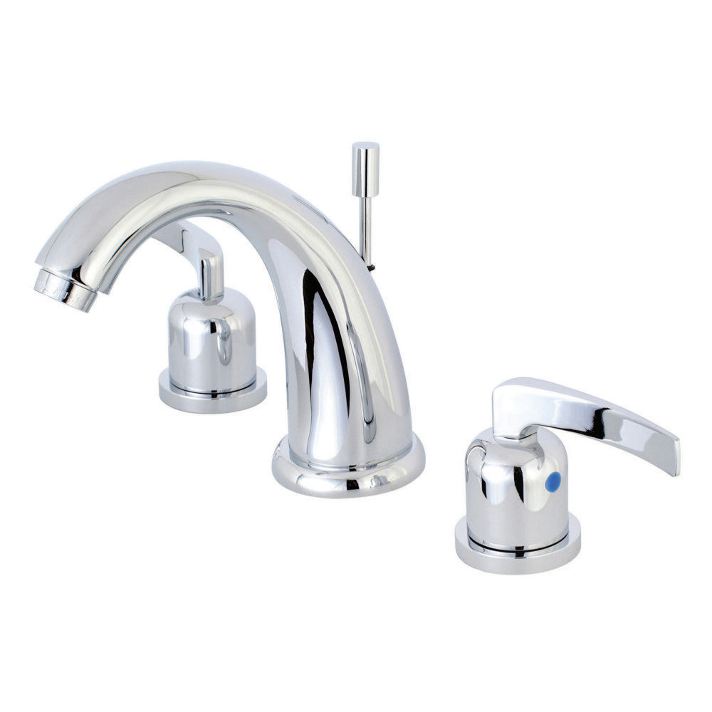 Kingston Brass KB8981EFL 8 in. Widespread Bathroom Faucet, Polished Chrome - BNGBath