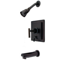 Thumbnail for Kingston Brass KB86550CQL Claremont Tub & Shower Faucet, Oil Rubbed Bronze - BNGBath