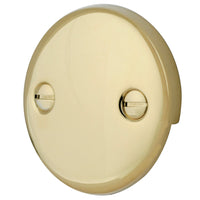 Thumbnail for Kingston Brass DTT102 Bath Tub Overflow Plate, Polished Brass - BNGBath