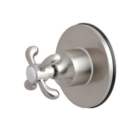 Thumbnail for Kingston Brass KS3038TX 3-Way Diverter Valve with Trim Kit, Brushed Nickel - BNGBath