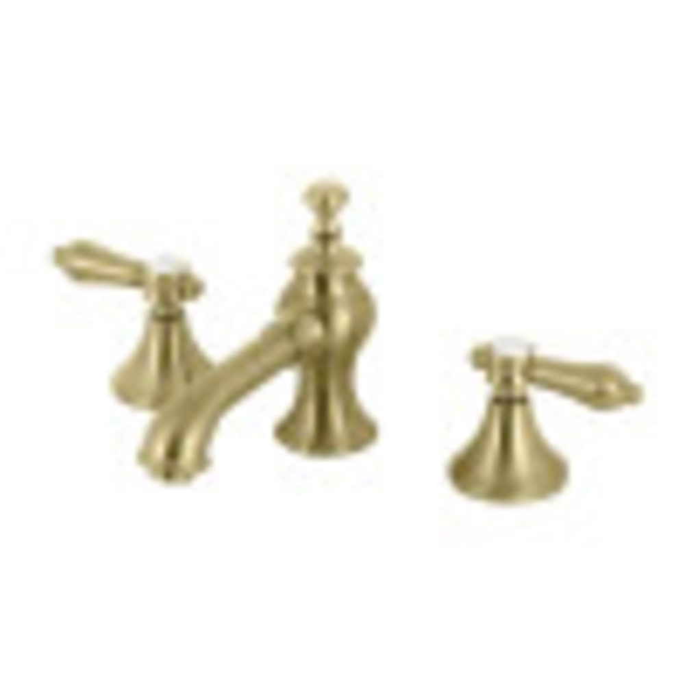 Kingston Brass KC7067BAL Heirloom 8 in. Widespread Bathroom Faucet, Brushed Brass - BNGBath