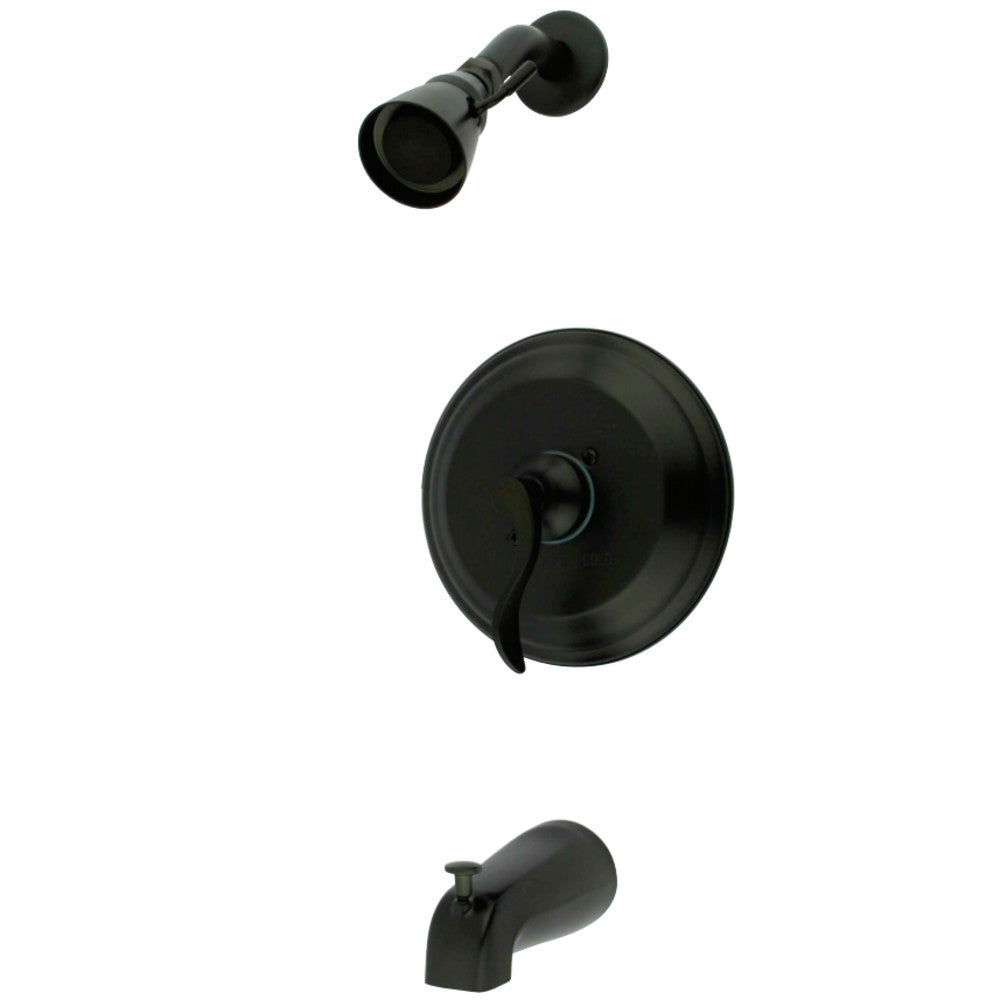 Kingston Brass KB2635DFL NuFrench Tub & Shower Faucet, Oil Rubbed Bronze - BNGBath