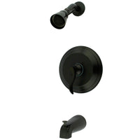 Thumbnail for Kingston Brass KB2635DFL NuFrench Tub & Shower Faucet, Oil Rubbed Bronze - BNGBath