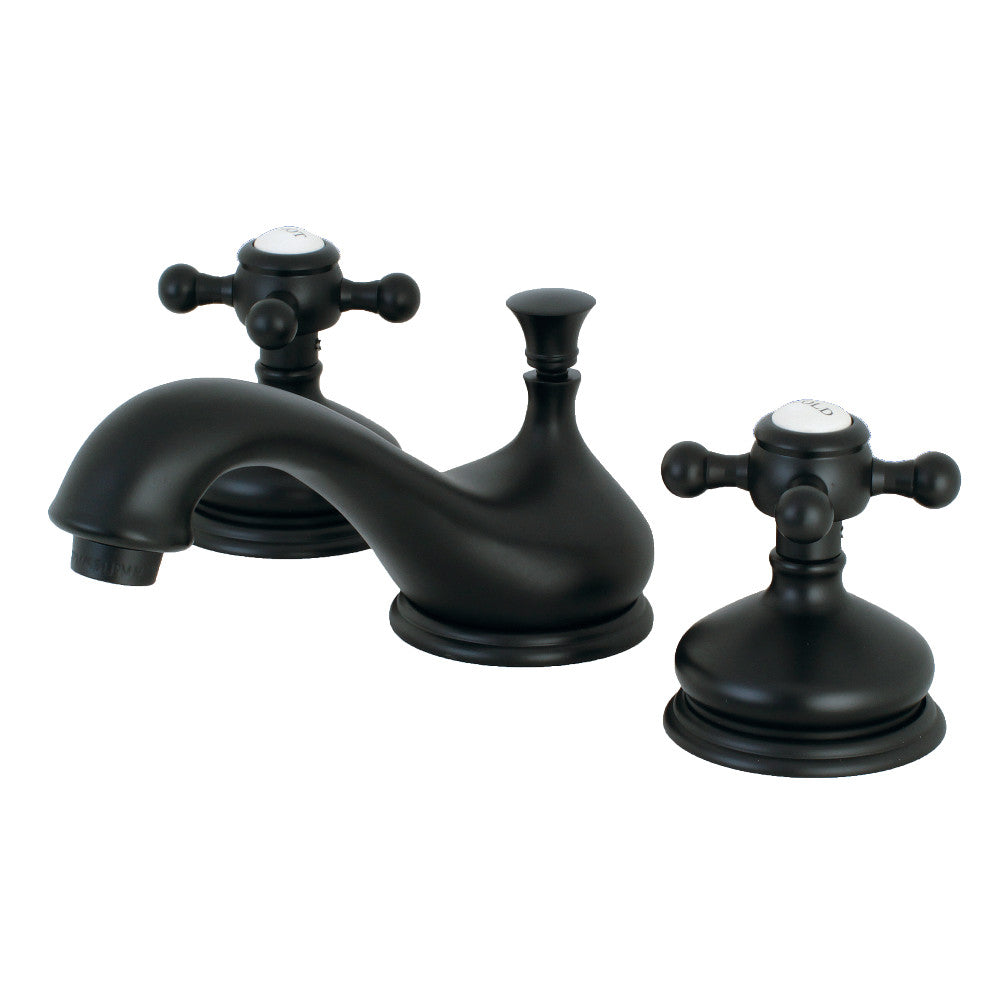 Kingston Brass KS1160BX 8 in. Widespread Bathroom Faucet, Matte Black - BNGBath