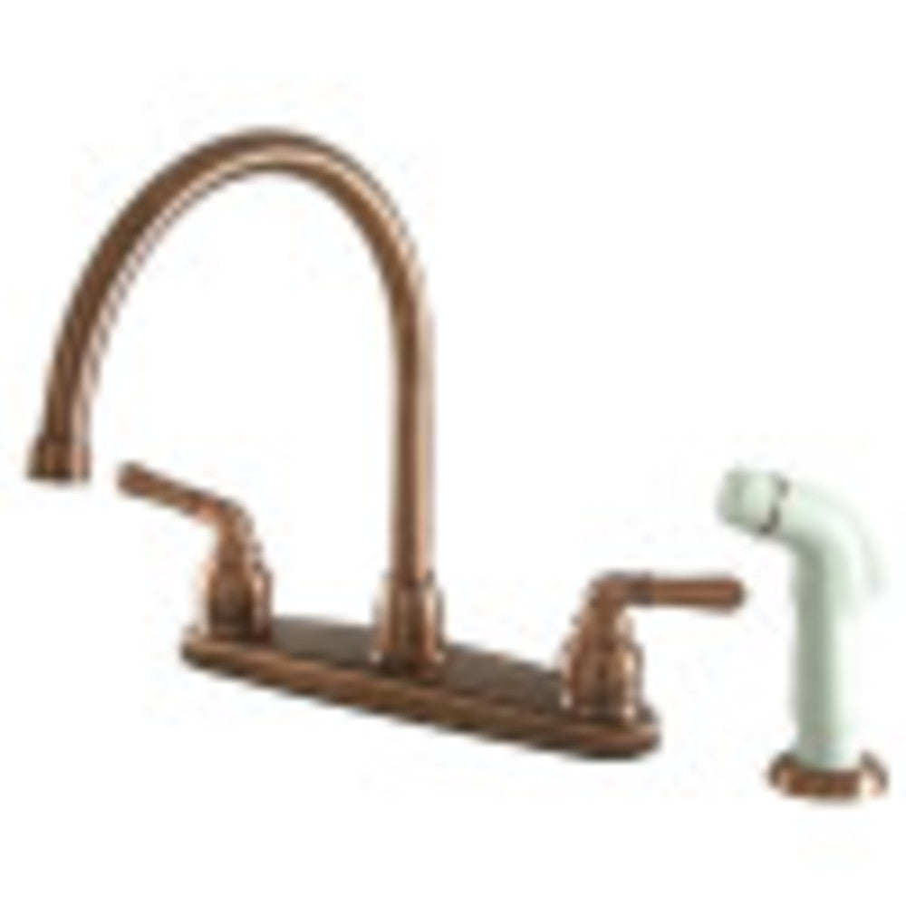 Kingston Brass KB796 Magellan 8-Inch Centerset Kitchen Faucet, Antique Copper - BNGBath