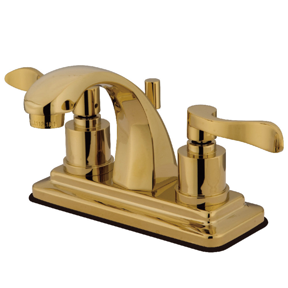 Kingston Brass KS4642DFL 4 in. Centerset Bathroom Faucet, Polished Brass - BNGBath