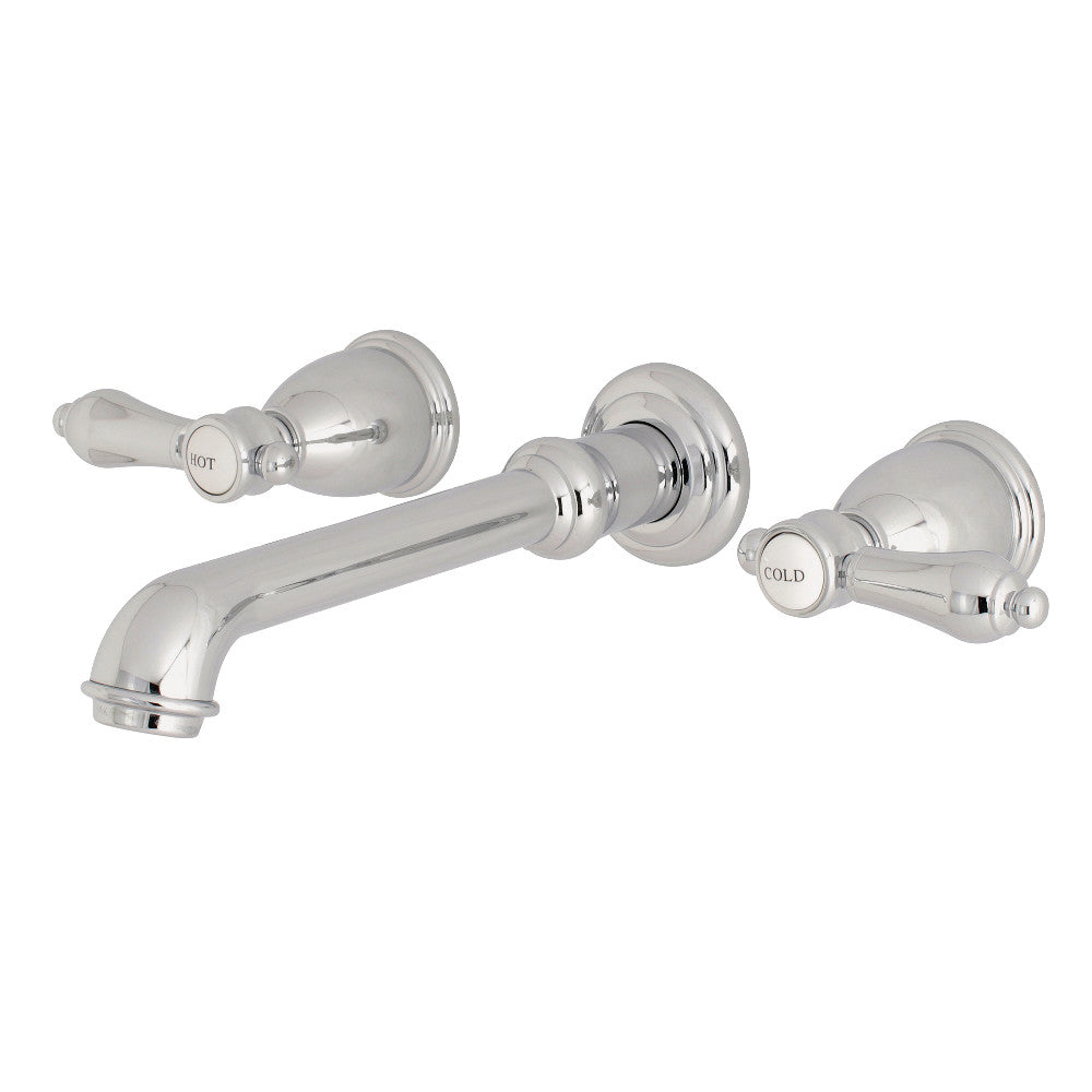 Kingston Brass KS7121BAL Wall Mount Bathroom Faucet, Polished Chrome - BNGBath