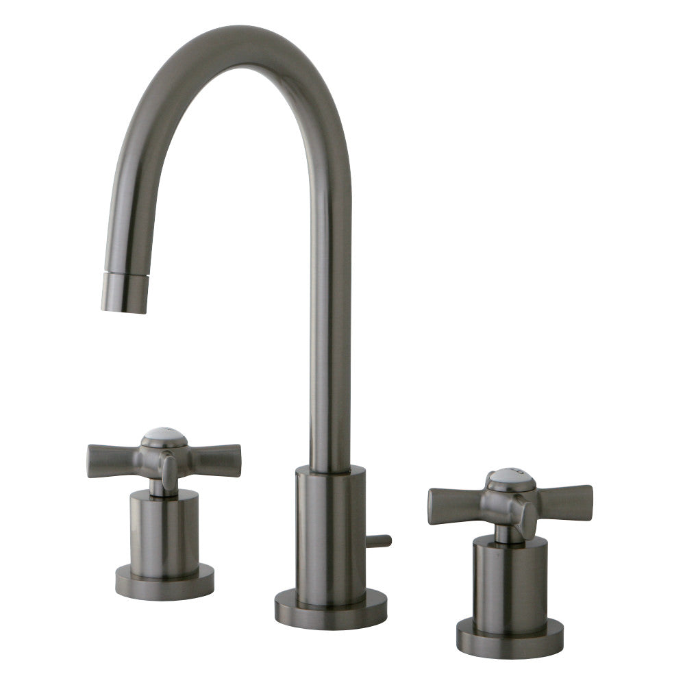 Kingston Brass KS8958ZX Mini-Widespread Bathroom Faucet, Brushed Nickel - BNGBath