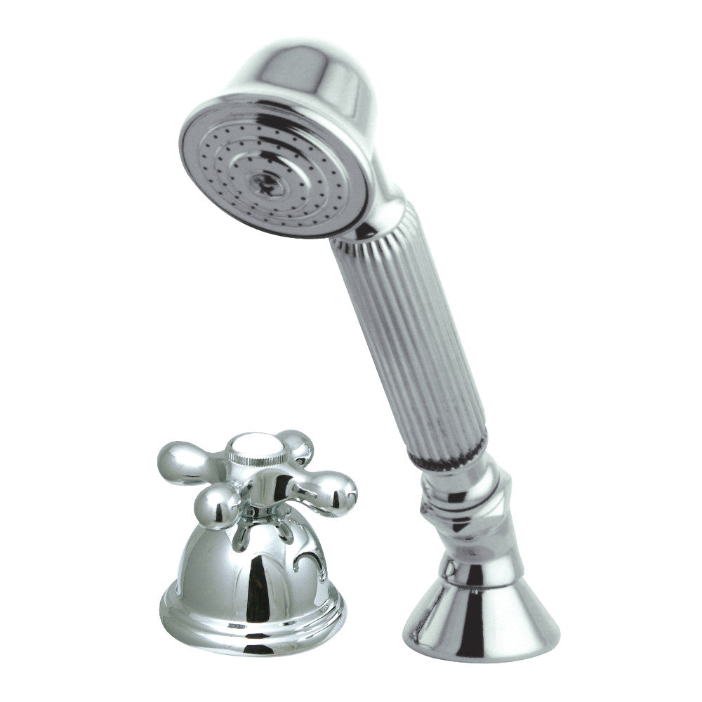 Kingston Brass KSK3351AXTR Transfer Valve Set for Roman Tub Filler, Polished Chrome - BNGBath