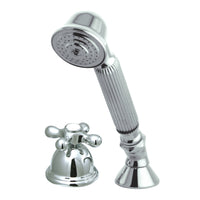 Thumbnail for Kingston Brass KSK3351AXTR Transfer Valve Set for Roman Tub Filler, Polished Chrome - BNGBath