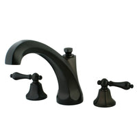 Thumbnail for Kingston Brass KS4325AL Metropolitan Roman Tub Faucet, Oil Rubbed Bronze - BNGBath