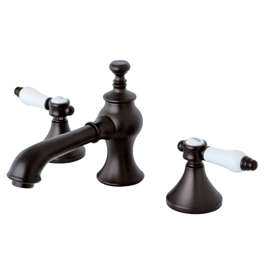 Kingston Brass KC7065BPL 8 in. Widespread Bathroom Faucet, Oil Rubbed Bronze - BNGBath