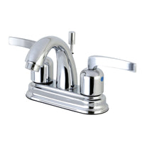 Thumbnail for Kingston Brass FB5611EFL 4 in. Centerset Bathroom Faucet, Polished Chrome - BNGBath