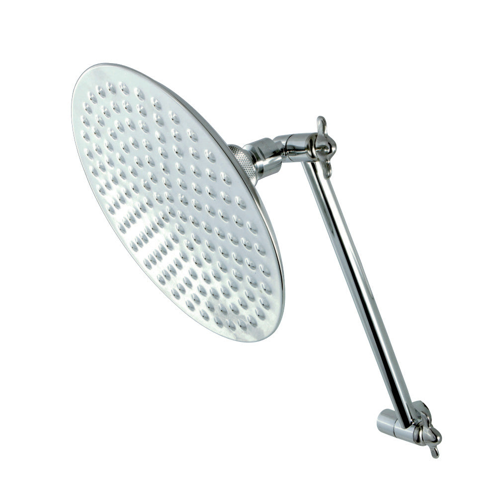 Kingston Brass K136K1 Victorian Shower Head with Adjustable Shower Arm, Polished Chrome - BNGBath