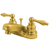 Thumbnail for Kingston Brass KB252AL 4 in. Centerset Bathroom Faucet, Polished Brass - BNGBath