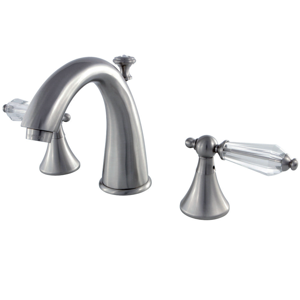 Aqua Eden KS2978WLL 8 in. Widespread Bathroom Faucet, Brushed Nickel - BNGBath