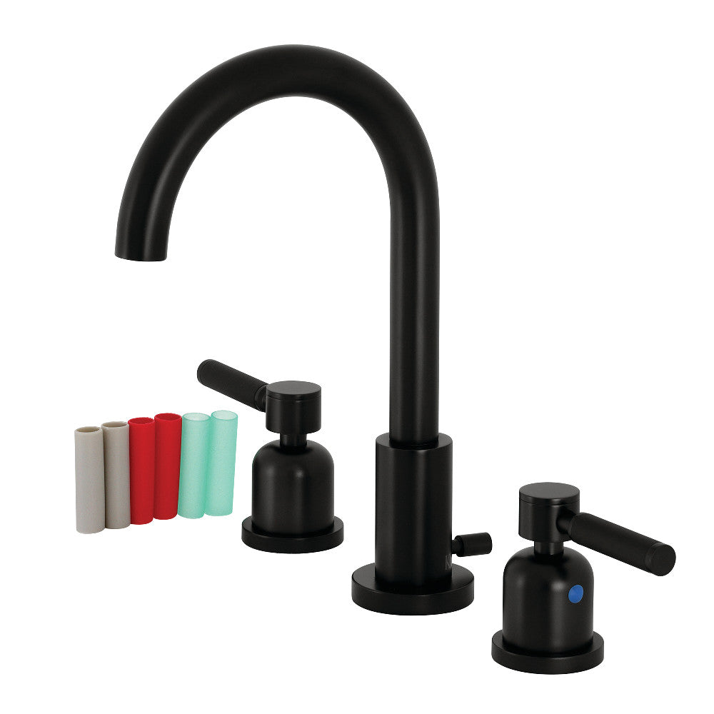 Fauceture FSC8920DKL Kaiser Widespread Bathroom Faucet, Matte Black - BNGBath