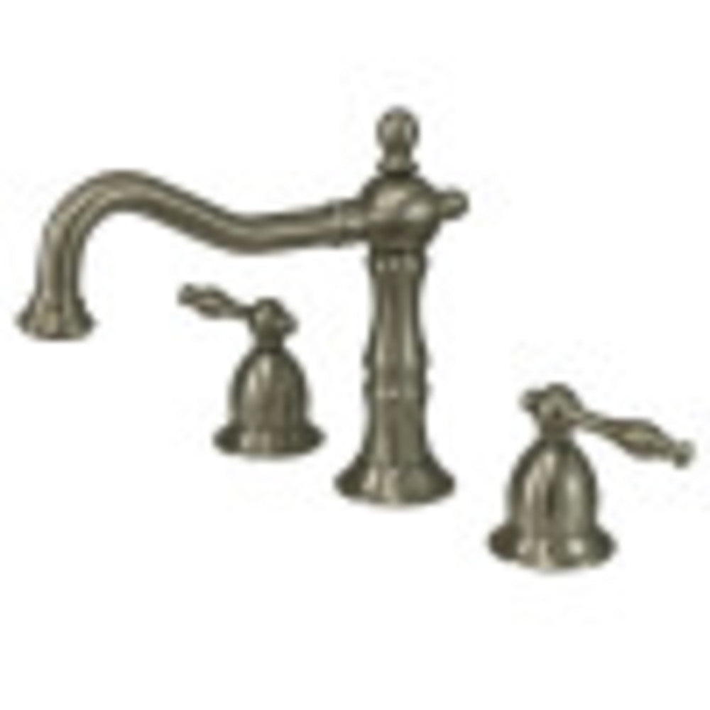 Kingston Brass KS1978NL 8 in. Widespread Bathroom Faucet, Brushed Nickel - BNGBath