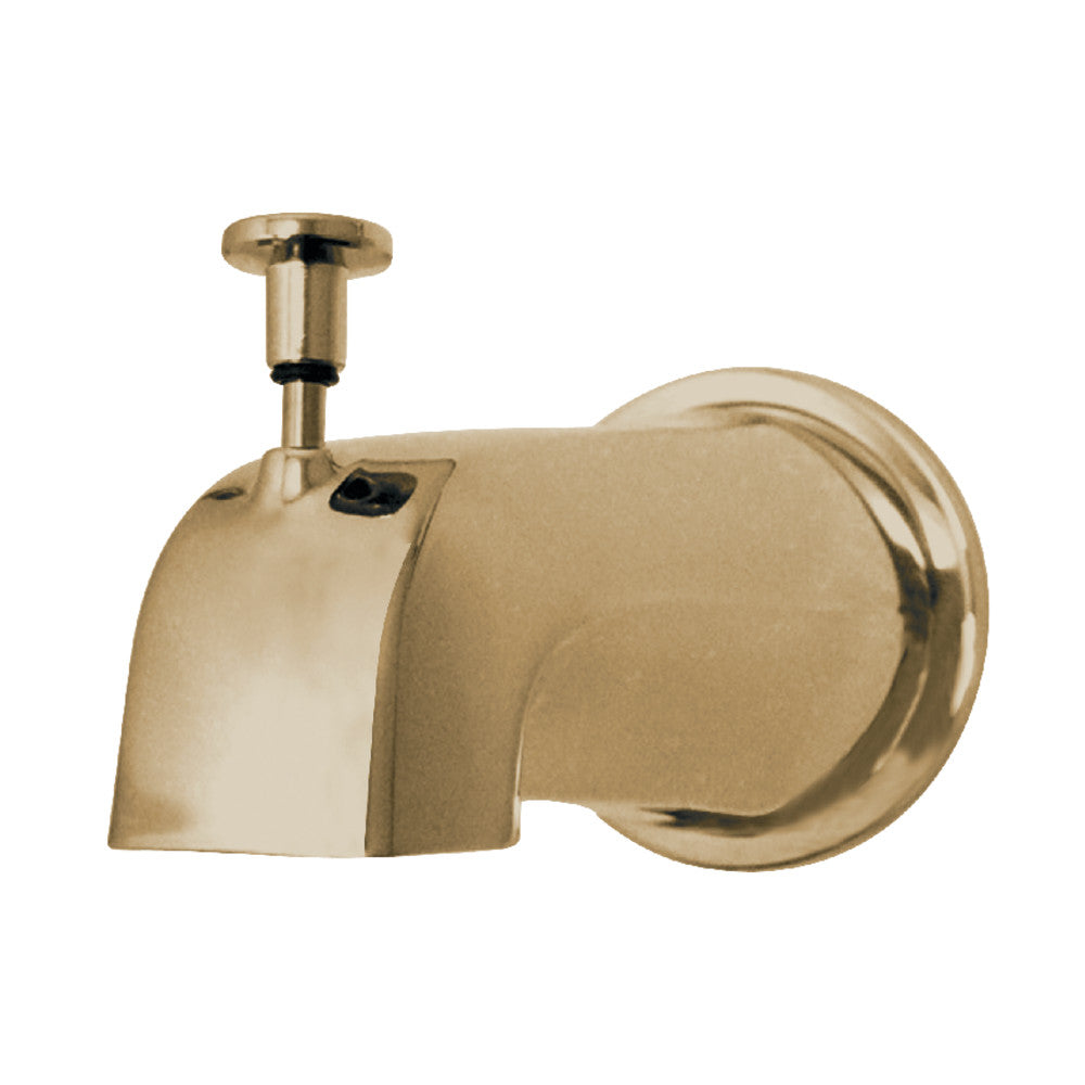 Kingston Brass K188E2 Diverter Tub Spout with Flange, Polished Brass - BNGBath