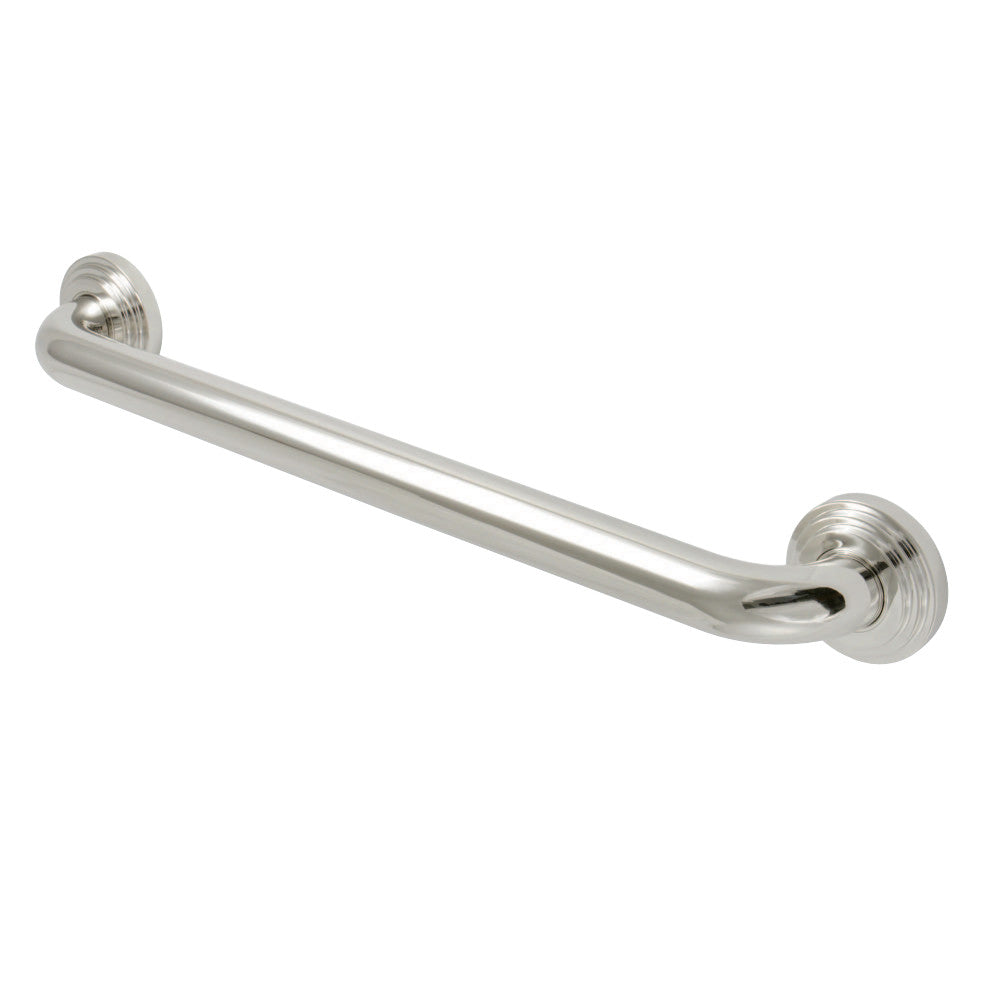 Kingston Brass DR214186 Milano 18-Inch X 1-1/4-Inch OD Decorative Grab Bar, Polished Nickel - BNGBath