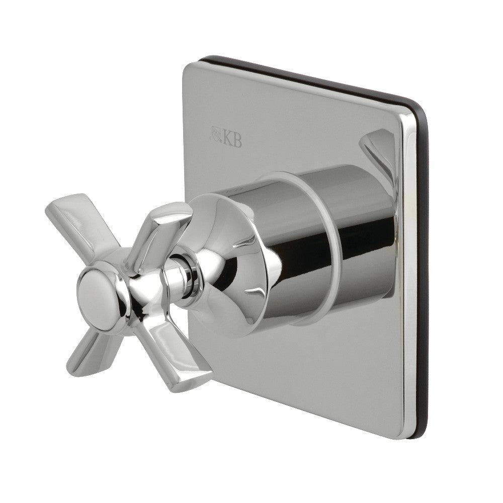 Kingston Brass KS3041ZX 3-Way Diverter Valve with Trim Kit, Polished Chrome - BNGBath