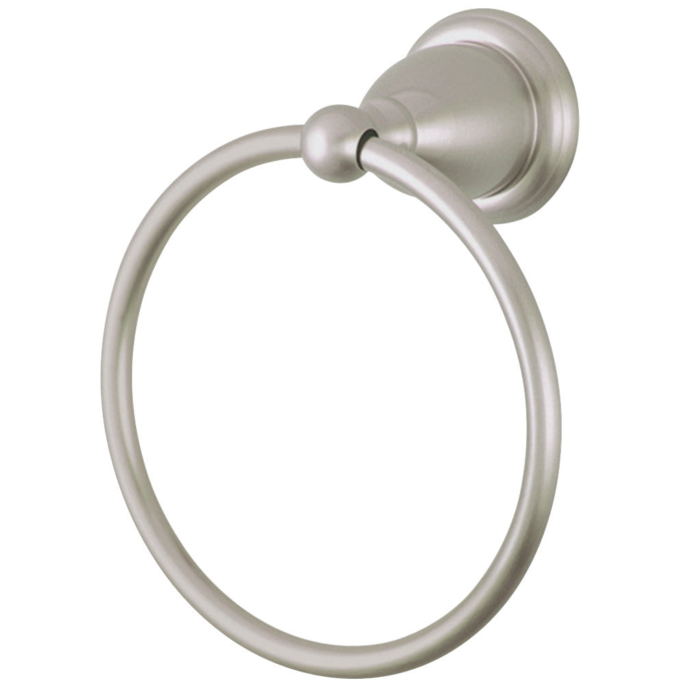 Kingston Brass BA1754SN Heritage 6-Inch Towel Ring, Brushed Nickel - BNGBath