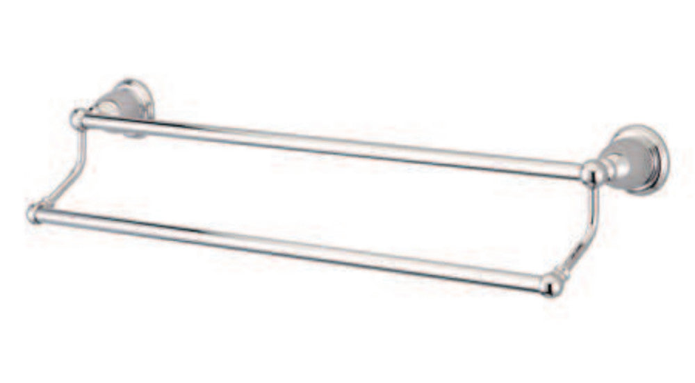 Kingston Brass BA1753C Heritage 24" Dual Towel Bar, Polished Chrome - BNGBath