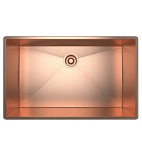 Thumbnail for ROHL Forze Single Bowl Stainless Steel Kitchen Sink - BNGBath