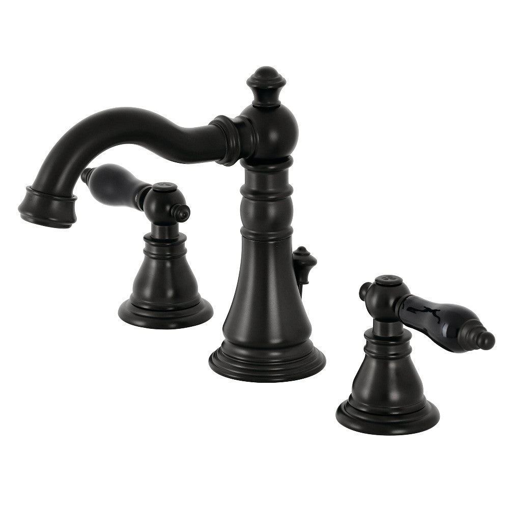 Fauceture FSC1970AKL Duchess Widespread Bathroom Faucet with Retail Pop-Up, Matte Black - BNGBath