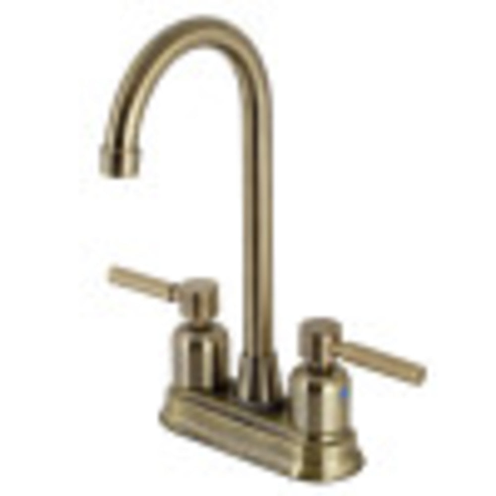 Kingston Brass KB8493DL Concord Bar Faucet, Antique Brass - BNGBath