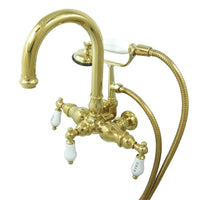 Thumbnail for Kingston Brass Vintage Wall-Mount Clawfoot Tub Faucets - BNGBath