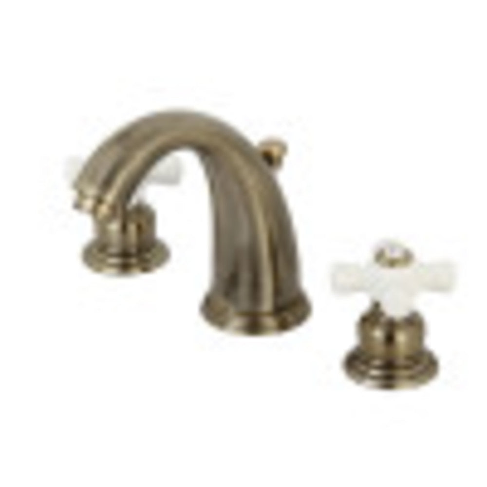 Kingston Brass KB983PXAB Victorian 2-Handle 8 in. Widespread Bathroom Faucet, Antique Brass - BNGBath