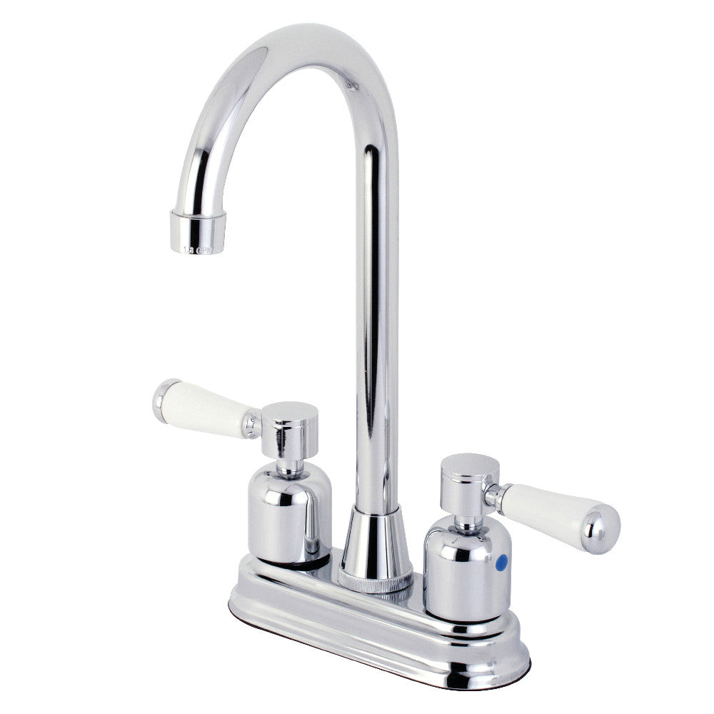 Kingston Brass KB8491DPL Paris Bar Faucet, Polished Chrome - BNGBath